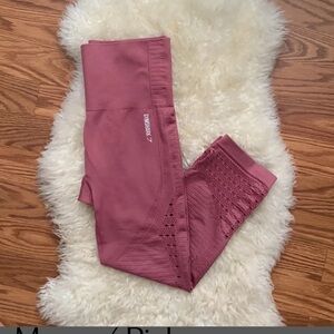Gymshark Women’s Seamless Energy Legging  Mauve/ Pink